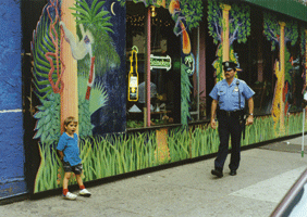 Elliot and Policeman